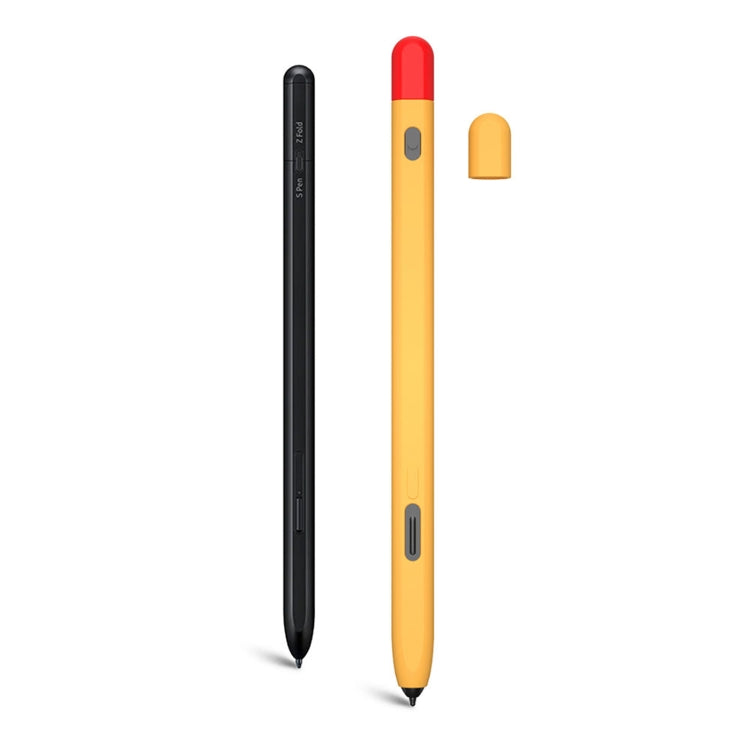 Contrasting Color Series Liquid Silicone Protective Case For Samsung Galaxy Tab S Pen Pro