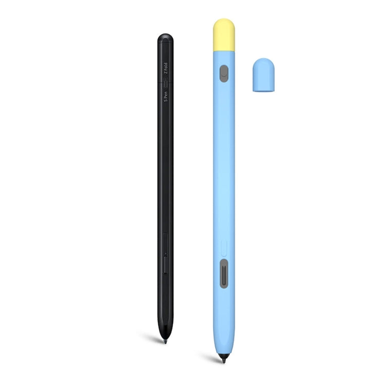 Contrasting Color Series Liquid Silicone Protective Case For Samsung Galaxy Tab S Pen Pro