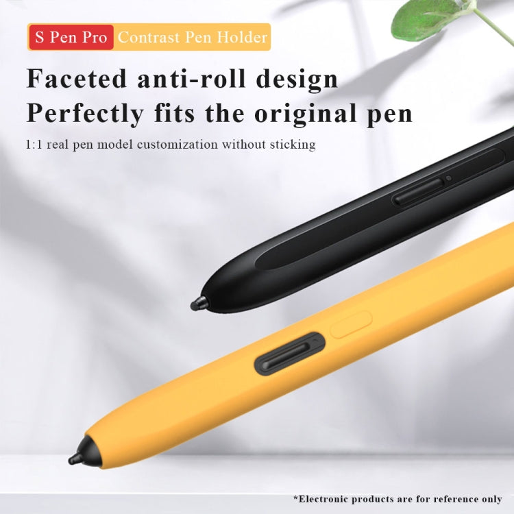 Contrasting Color Series Liquid Silicone Protective Case For Samsung Galaxy Tab S Pen Pro