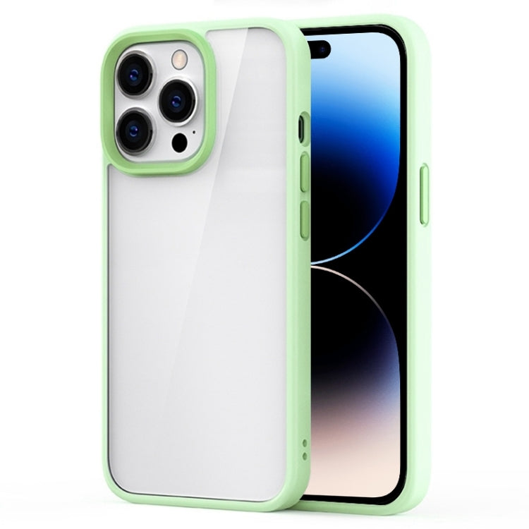 For iPhone 14 Pro Ming Shield Hybrid Frosted Transparent Phone Case