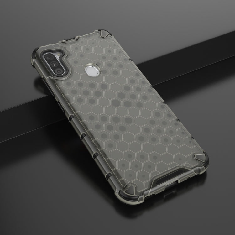 For Galaxy A11 (European Version) Shockproof Honeycomb PC + TPU Protective Case