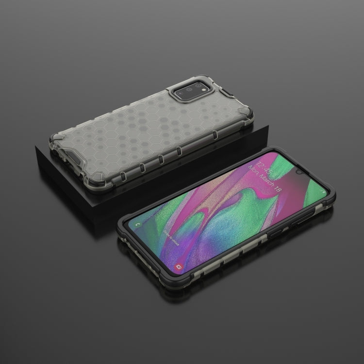 For Galaxy A41 Shockproof Honeycomb PC + TPU Protective Case