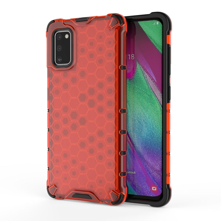 For Galaxy A41 Shockproof Honeycomb PC + TPU Protective Case