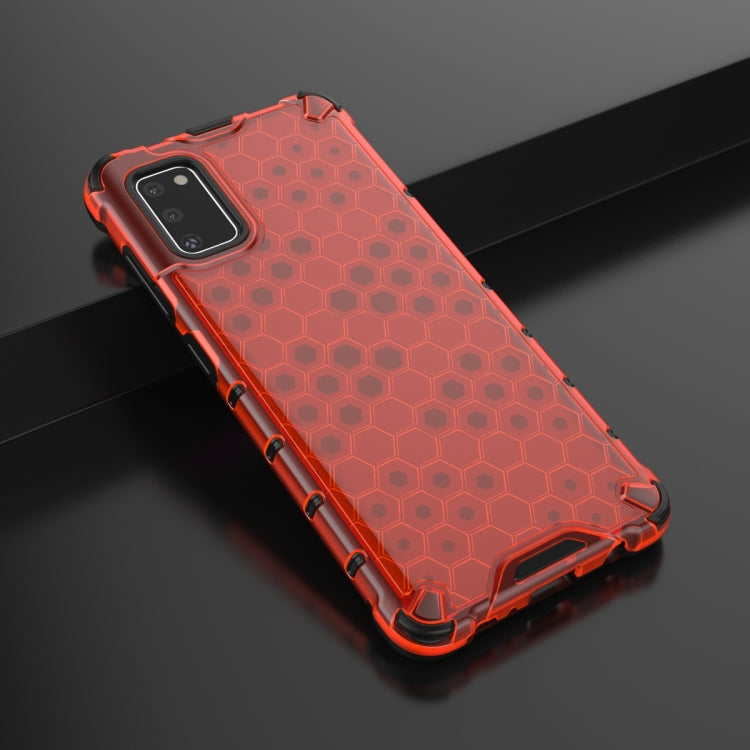 For Galaxy A41 Shockproof Honeycomb PC + TPU Protective Case