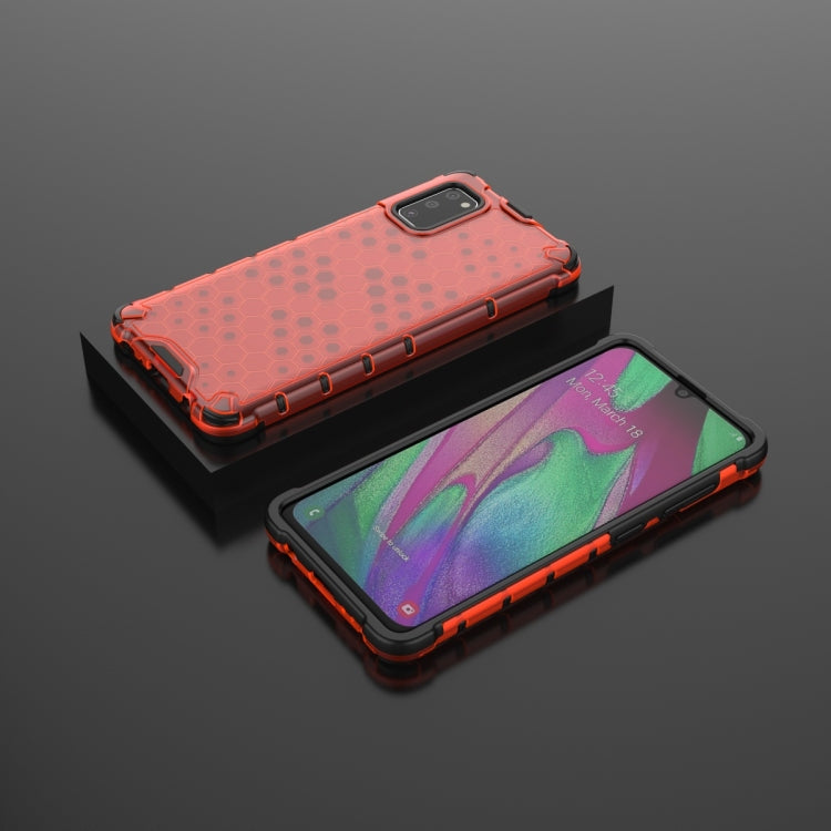 For Galaxy A41 Shockproof Honeycomb PC + TPU Protective Case
