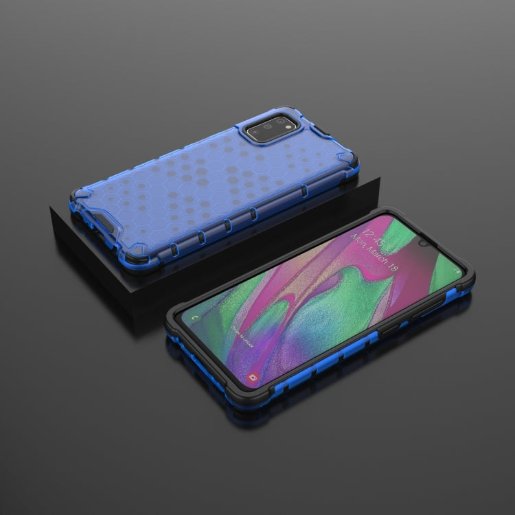 For Galaxy A41 Shockproof Honeycomb PC + TPU Protective Case