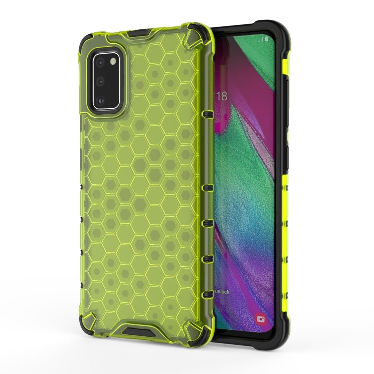 For Galaxy A41 Shockproof Honeycomb PC + TPU Protective Case