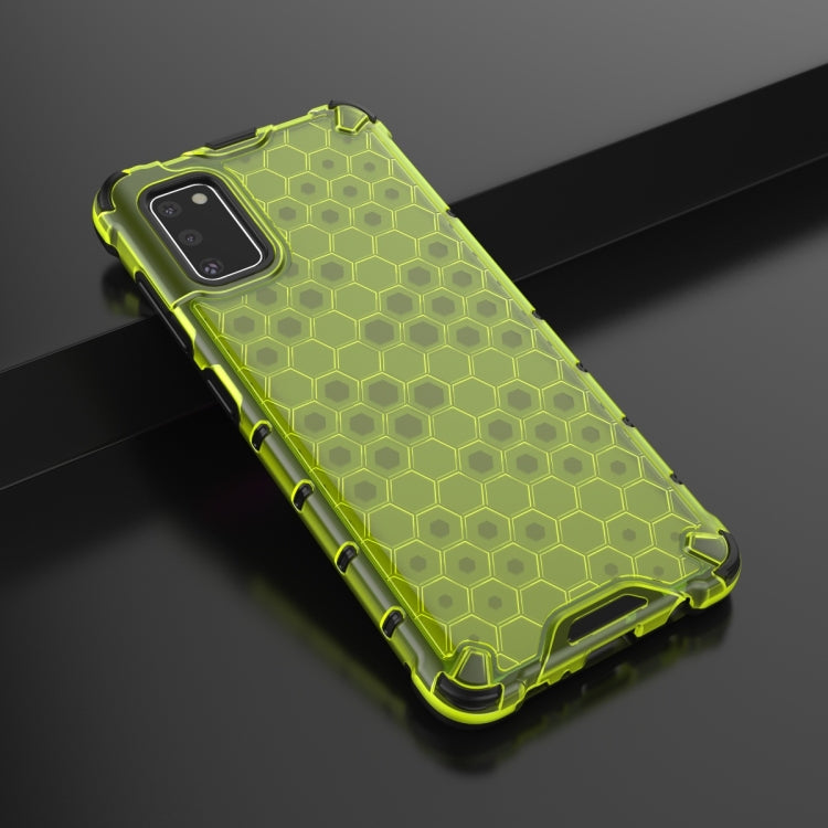 For Galaxy A41 Shockproof Honeycomb PC + TPU Protective Case
