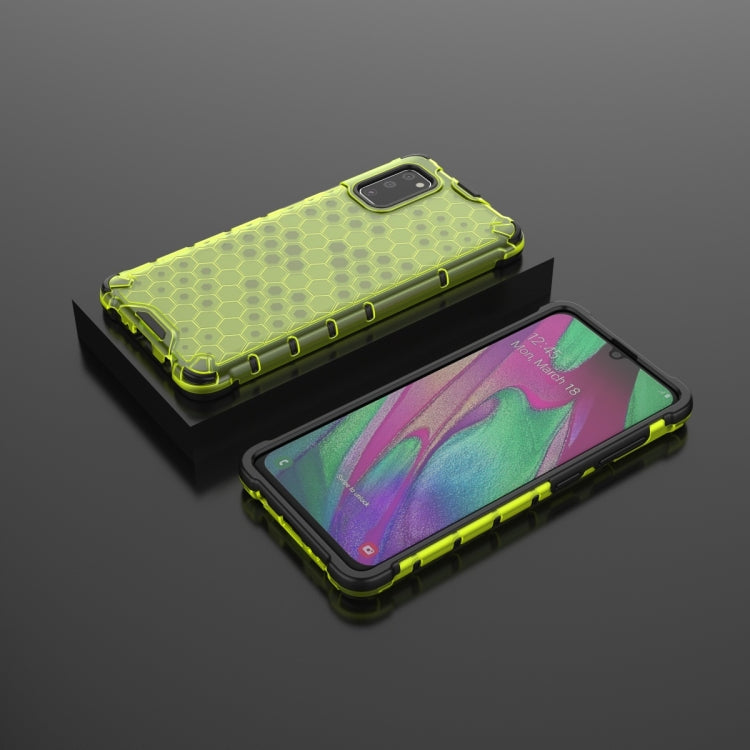 For Galaxy A41 Shockproof Honeycomb PC + TPU Protective Case