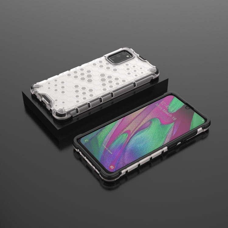 For Galaxy A41 Shockproof Honeycomb PC + TPU Protective Case