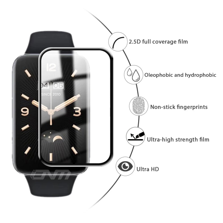 5 PCS For Xiaomi Mi Band 7 Pro 3D Composite Hot Bending Screen Film Protector