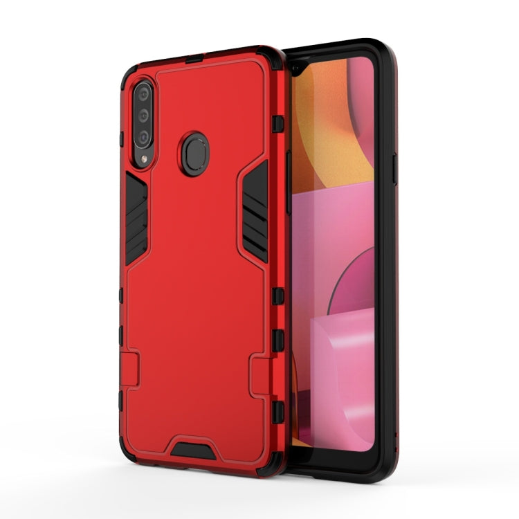 For Galaxy A20s 3 in 1 Full Coverage Shockproof PC + TPU Protective Case