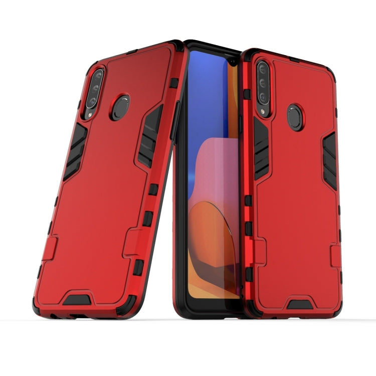 For Galaxy A20s 3 in 1 Full Coverage Shockproof PC + TPU Protective Case