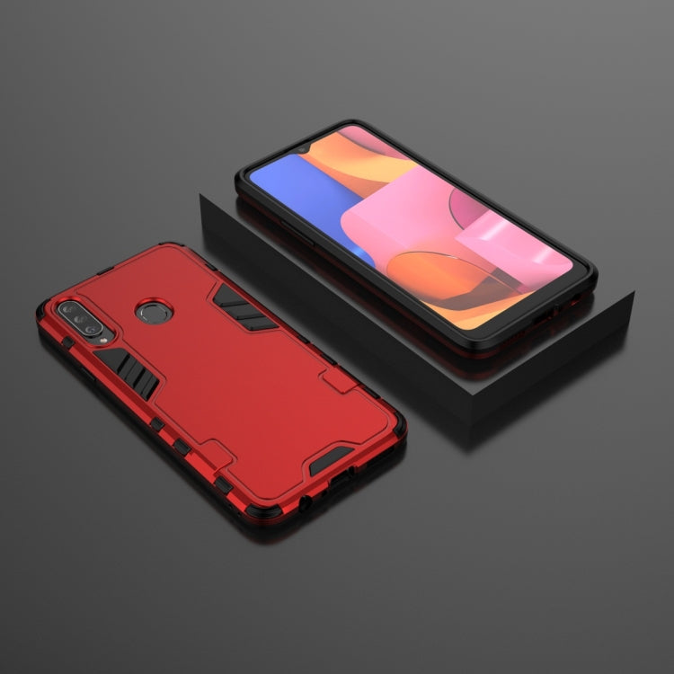 For Galaxy A20s 3 in 1 Full Coverage Shockproof PC + TPU Protective Case