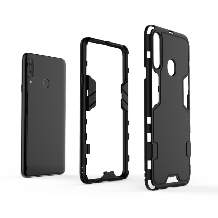 For Galaxy A20s 3 in 1 Full Coverage Shockproof PC + TPU Protective Case