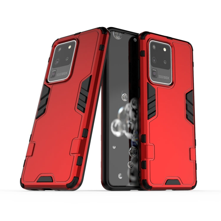 For Galaxy S20 Ultra 3 in 1 Full Coverage Shockproof PC + TPU Protective Case