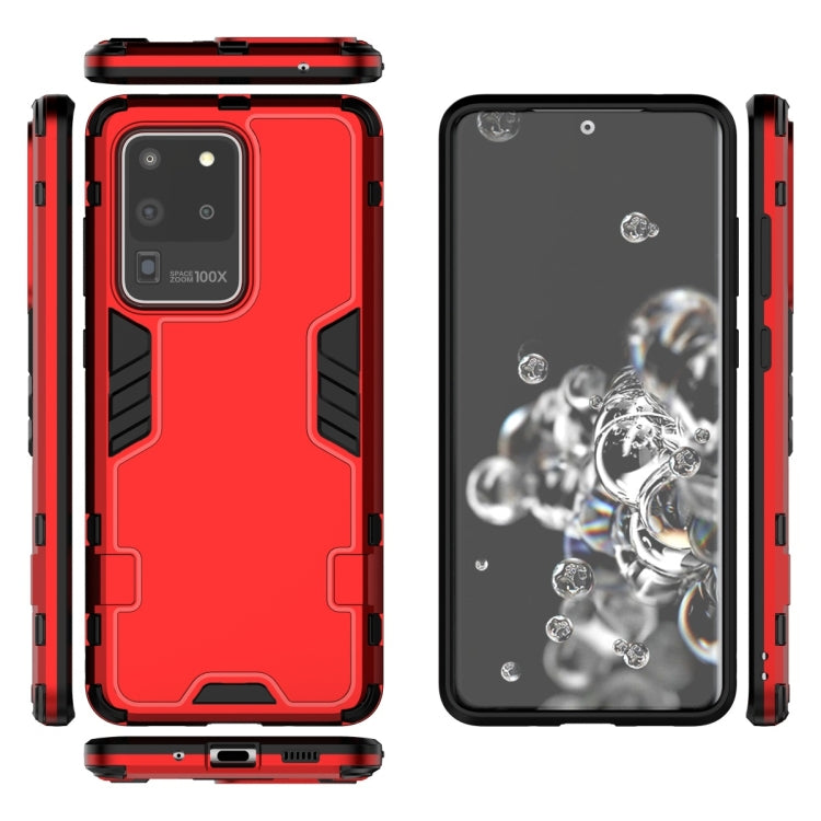 For Galaxy S20 Ultra 3 in 1 Full Coverage Shockproof PC + TPU Protective Case
