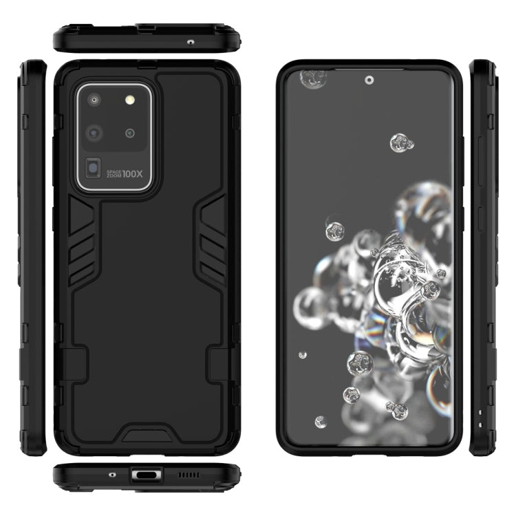 For Galaxy S20 Ultra 3 in 1 Full Coverage Shockproof PC + TPU Protective Case