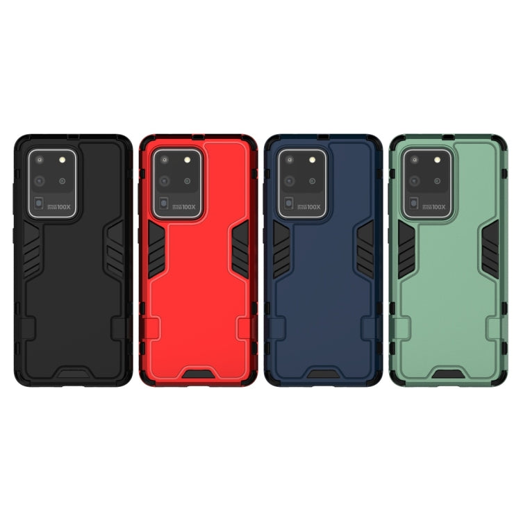 For Galaxy S20 Ultra 3 in 1 Full Coverage Shockproof PC + TPU Protective Case