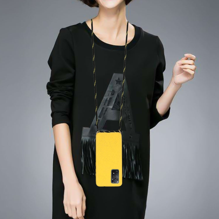 For Xiaomi Redmi Note 11 Pro International Edition Wheat Straw Material + TPU Protective Case with Lanyard