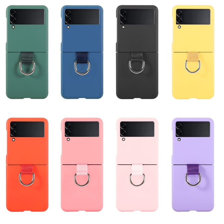 For Samsung Galaxy Z Flip3 5G Macaron Color Silicone Soft Phone Case