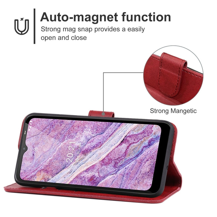 For Nokia C10 Leather Phone Case