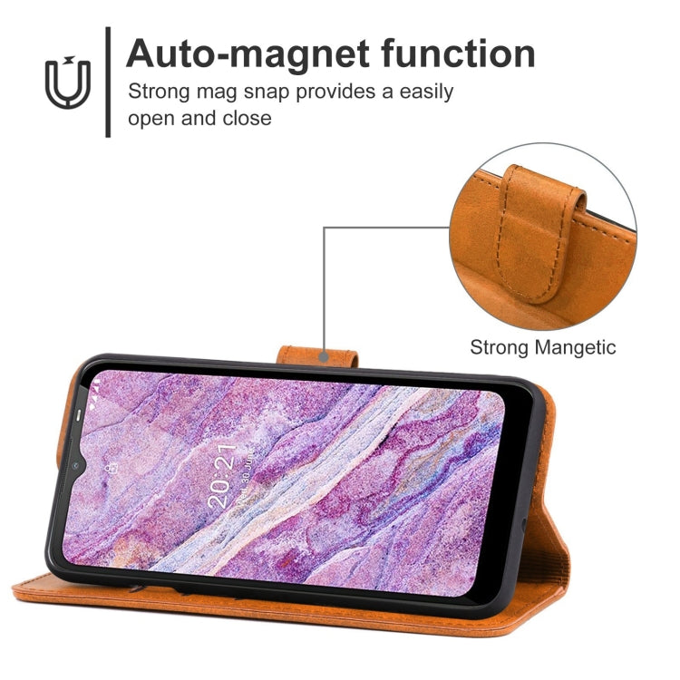 For Nokia C10 Leather Phone Case
