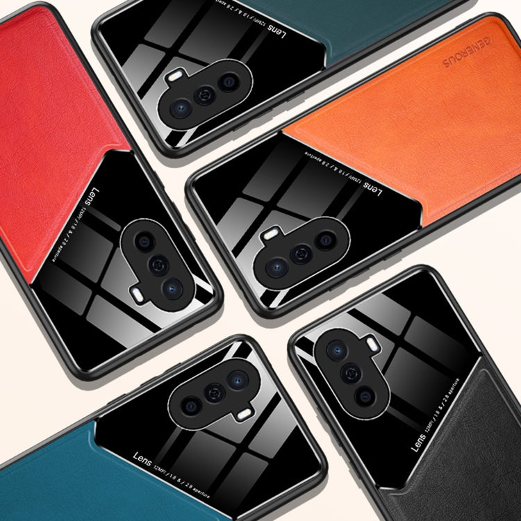 For Huawei Enjoy 50 All-inclusive Leather + Organic Glass Phone Case