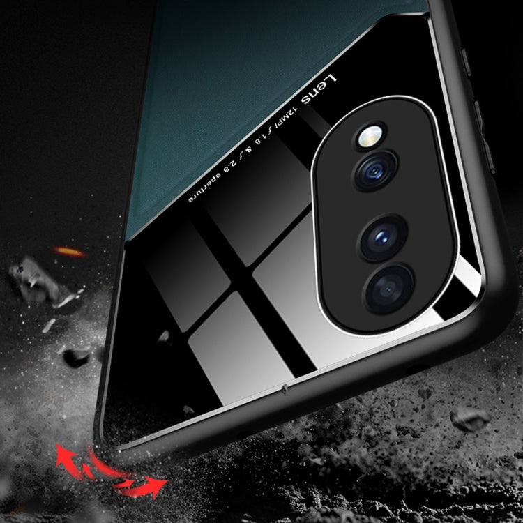 For Honor 70/70 Pro All-inclusive Leather + Organic Glass Phone Case