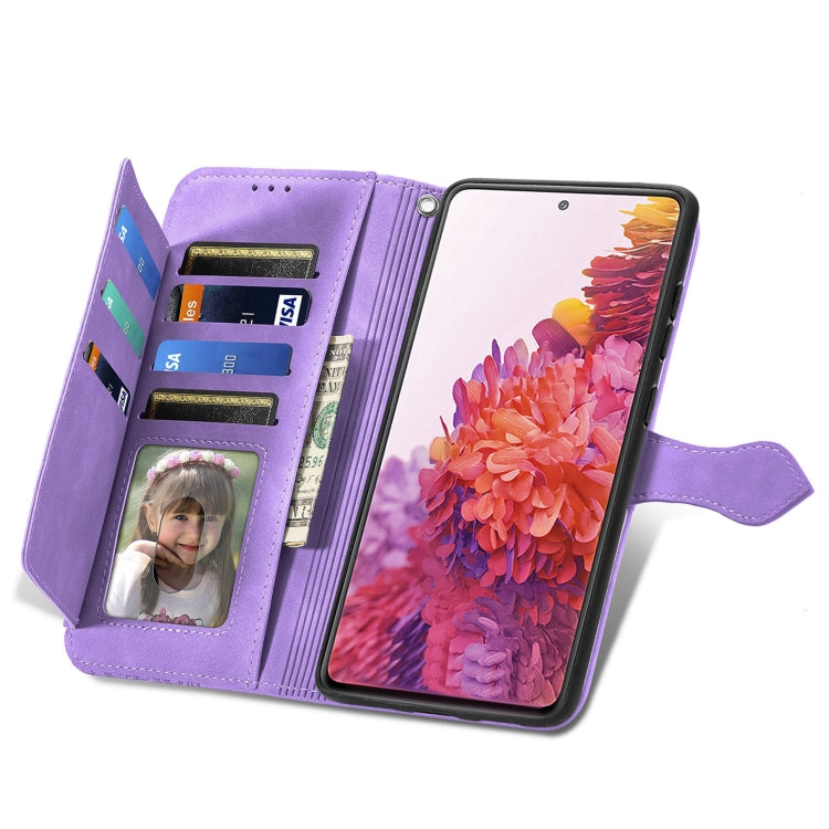 For Samsung Galaxy S20 Ultra Embossed Flower Shockproof Leather Phone Case