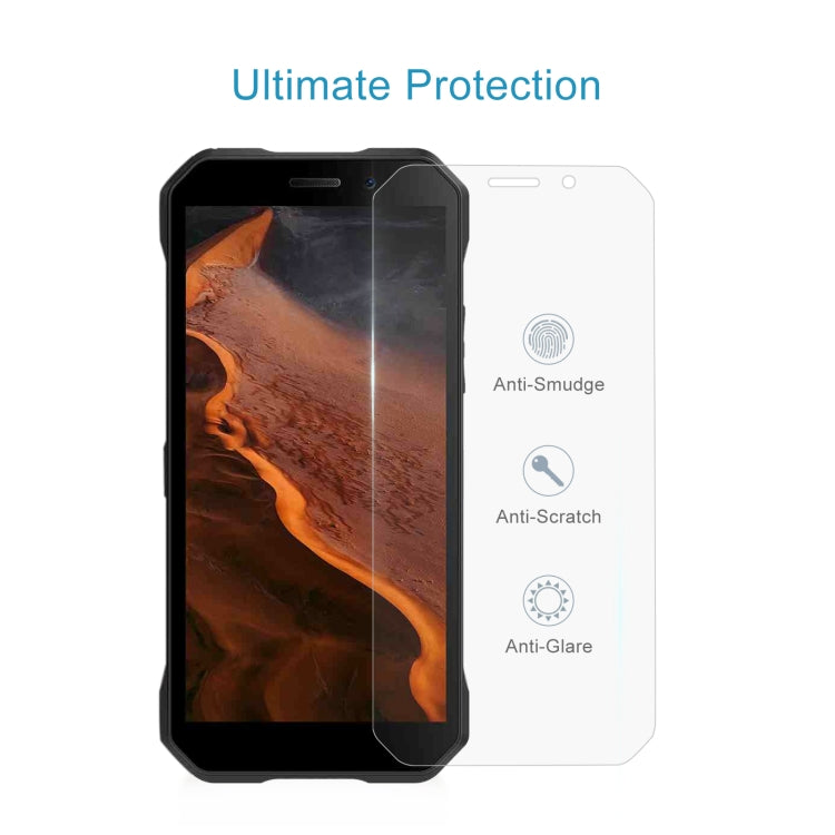 10 PCS 0.26mm 9H 2.5D Tempered Glass Film For DOOGEE S61