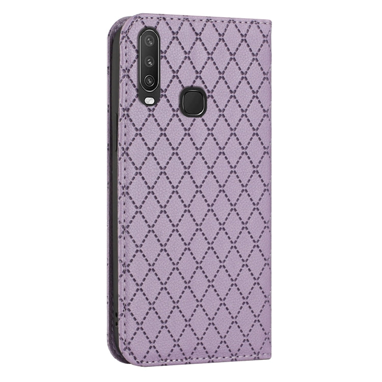 For vivo Y12 / Y15 / Y17 / Y11 S11 RFID Diamond Lattice Flip Leather Phone Case