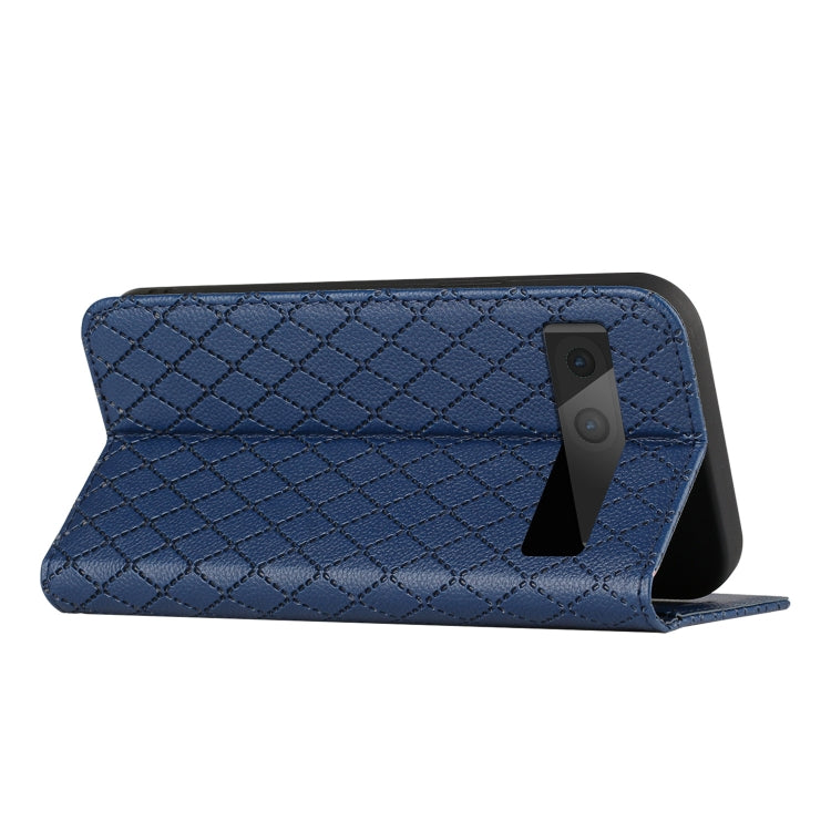 For Google Pixel 7 S11 RFID Diamond Lattice Flip Leather Phone Case