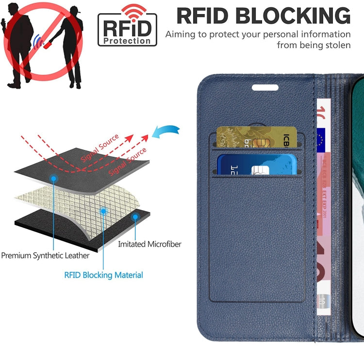 For Google Pixel 7 S11 RFID Diamond Lattice Flip Leather Phone Case