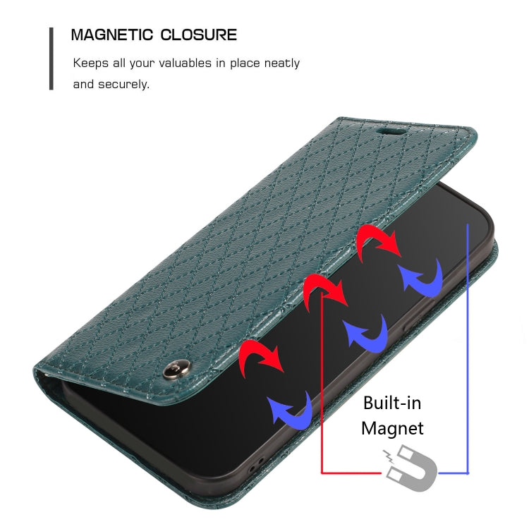 For Google Pixel 7 S11 RFID Diamond Lattice Flip Leather Phone Case