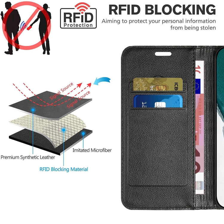For Google Pixel 7 S11 RFID Diamond Lattice Flip Leather Phone Case