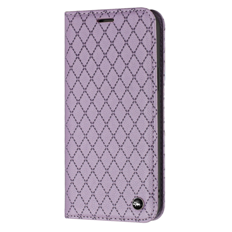 For Google Pixel 7 S11 RFID Diamond Lattice Flip Leather Phone Case