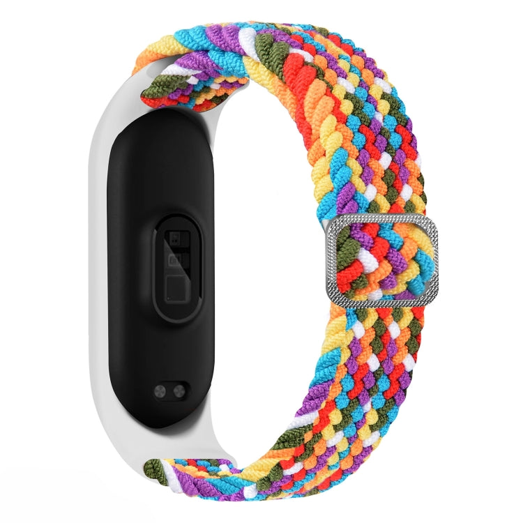 For Xiaomi Mi Band 7 Adjustable Nylon Braided Elasticity Watch Band