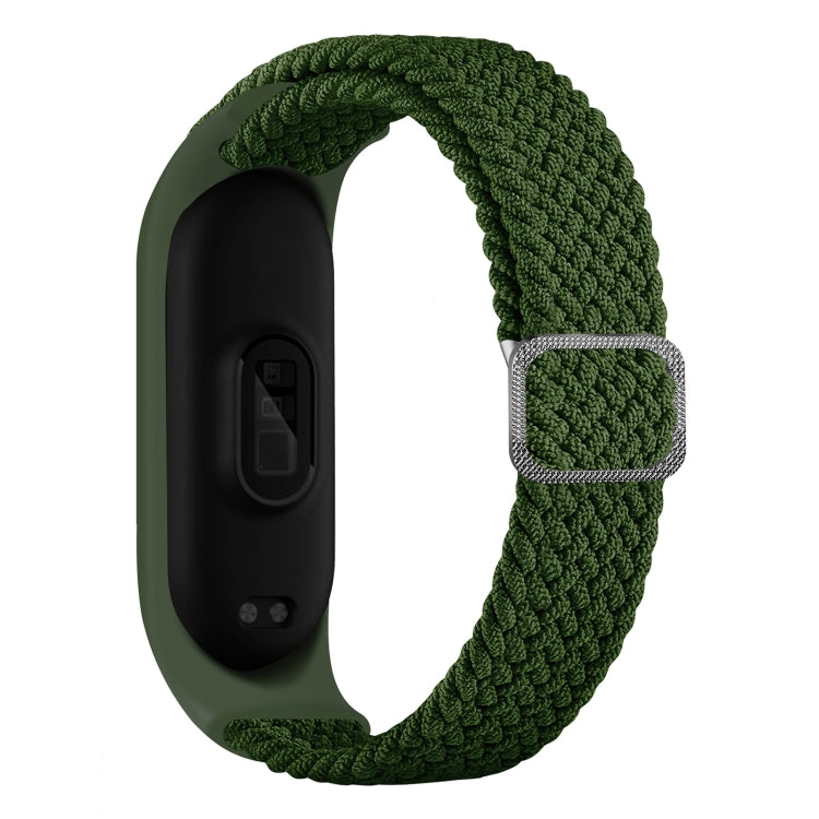 For Xiaomi Mi Band 7 Adjustable Nylon Braided Elasticity Watch Band