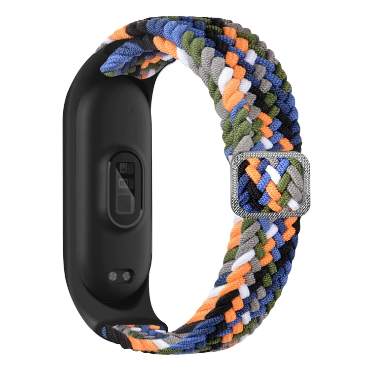 For Xiaomi Mi Band 7 Adjustable Nylon Braided Elasticity Watch Band