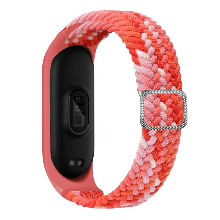 For Xiaomi Mi Band 7 Adjustable Nylon Braided Elasticity Watch Band