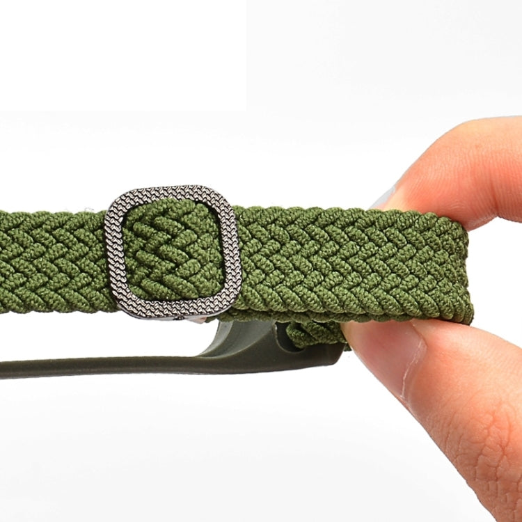 For Xiaomi Mi Band 7 Adjustable Nylon Braided Elasticity Watch Band