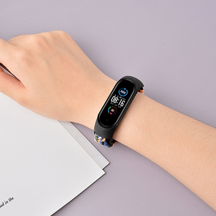 For Xiaomi Mi Band 7 Adjustable Nylon Braided Elasticity Watch Band