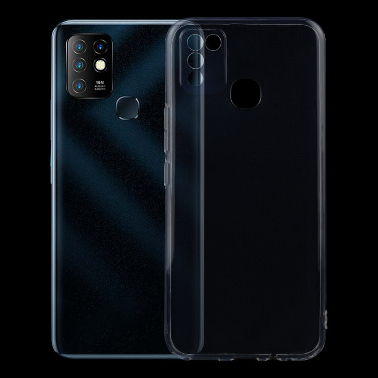 For Infinix Hot 10 0.75mm Ultra-thin Transparent TPU Phone Case