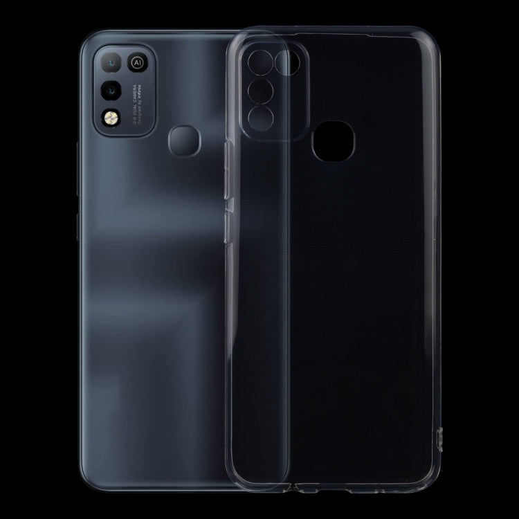 For Infinix Hot 10 Play 0.75mm Ultra-thin Transparent TPU Phone Case