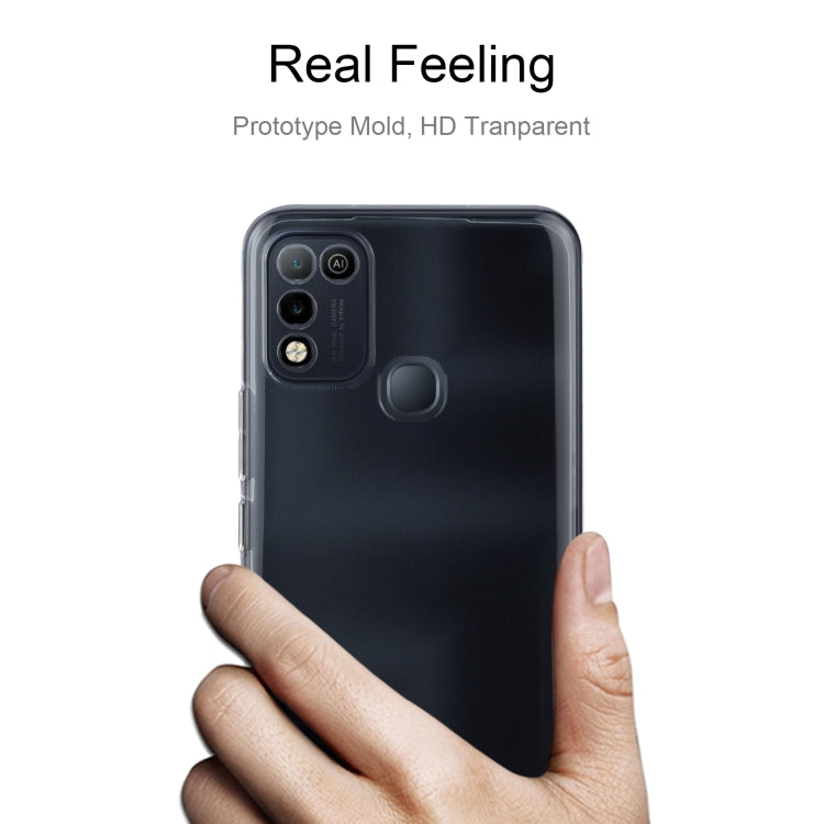 For Infinix Hot 10 Play 0.75mm Ultra-thin Transparent TPU Phone Case