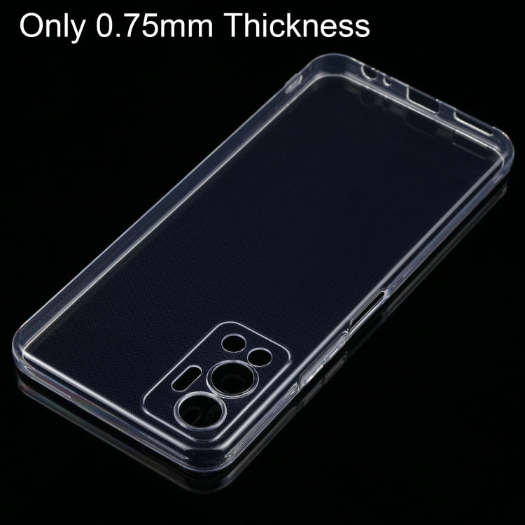 For Infinix Hot 12 0.75mm Ultra-thin Transparent TPU Phone Case