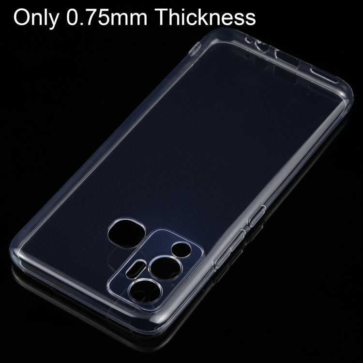 For Infinix Hot 12 Play 0.75mm Ultra-thin Transparent TPU Phone Case