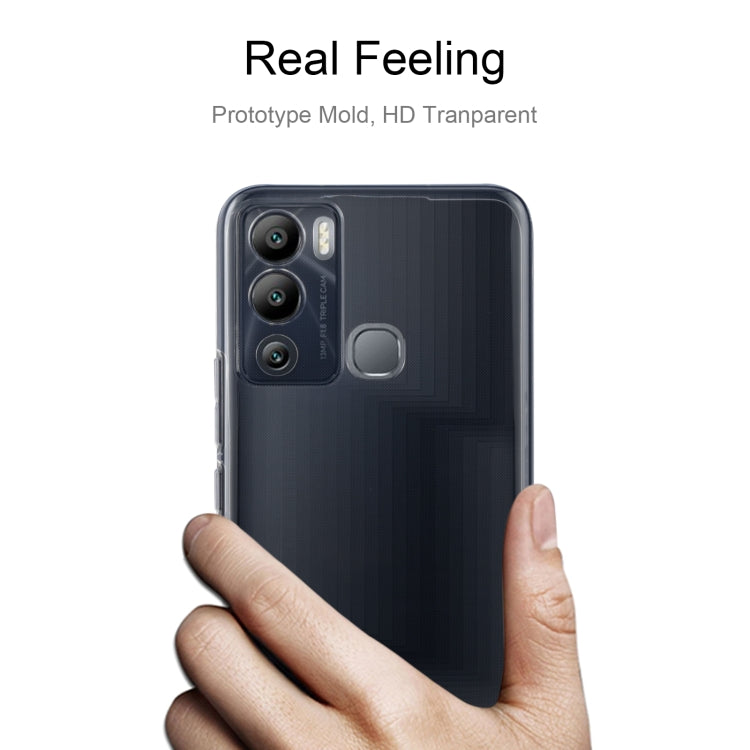 For Infinix Hot 12i 0.75mm Ultra-thin Transparent TPU Phone Case