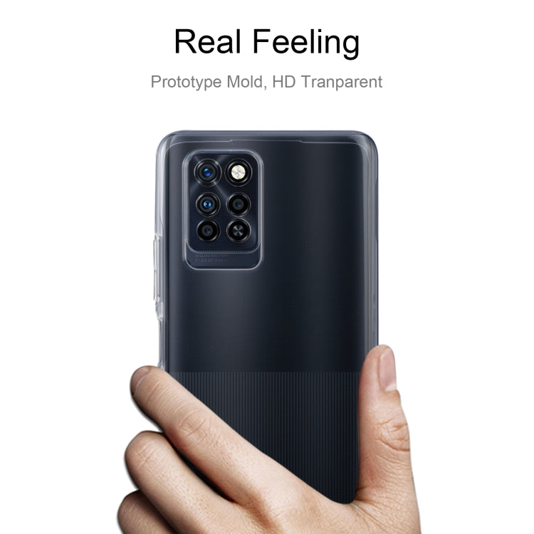 For Infinix Note 10 Po 0.75mm Ultra-thin Transparent TPU Phone Case